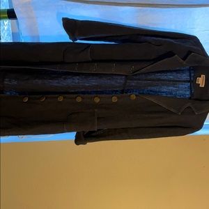 Denim cardigan with buttons